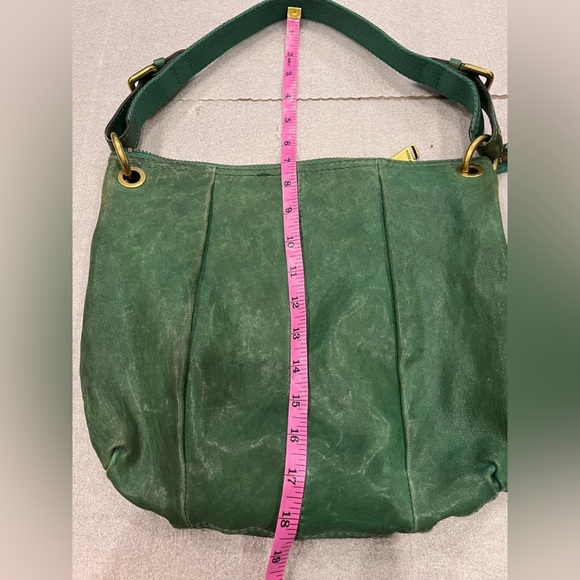 Fossil Maddox Green Leather Shoulder /Crossbody Bag - Picture 7 of 7